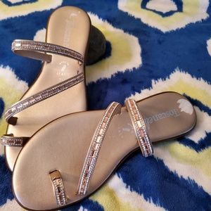 New! sparkle summer sandals